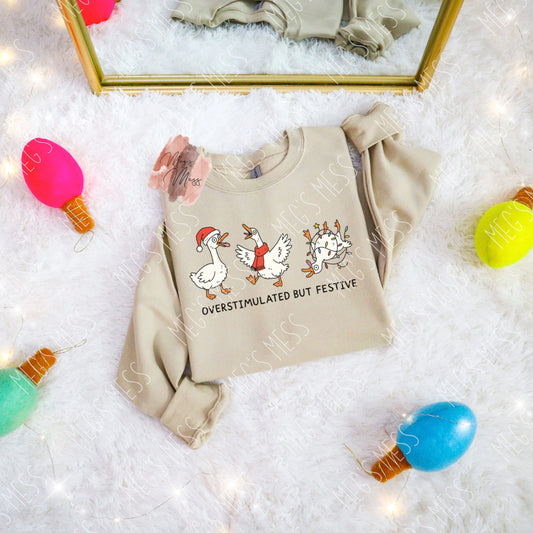Overstimulated But Festive